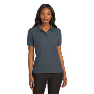 Port Authority L500 Ladies Silk Touch Polo - Steel Grey -