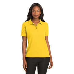 Port Authority L500 Ladies Silk Touch Polo - Sunflower Yellow -
