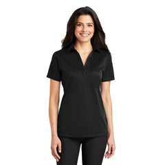 Port Authority L540 Ladies Silk Touch Performance Polo - Black -