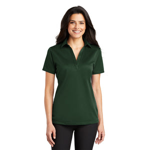 Port Authority L540 Ladies Silk Touch Performance Polo - Dark Green -