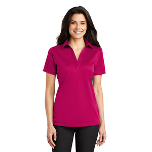 Port Authority L540 Ladies Silk Touch Performance Polo - Pink Raspberry -