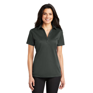 Port Authority L540 Ladies Silk Touch Performance Polo - Steel Grey -