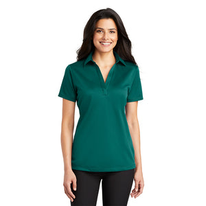 Port Authority L540 Ladies Silk Touch Performance Polo - Teal Green -