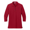 Port Authority L562 Women's Silk Touch 3/4-Sleeve Polo