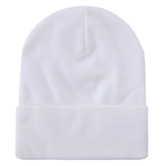 Unbranded Long Knit Beanie, Blank Knit Cap -
