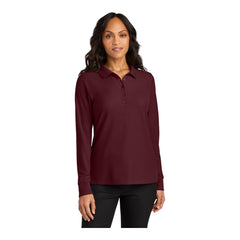 Port Authority LK200LS Women’s Wearever Signature Pique Long Sleeve Polo -