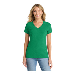 Port & Company LPC455V Women's Fan Favorite™ Blend V-Neck Tee -