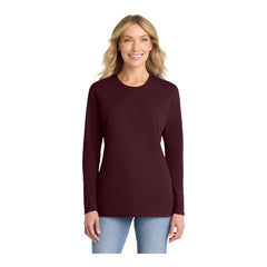 Port & Company LPC54LS Women's Long Sleeve Core Cotton Tee -