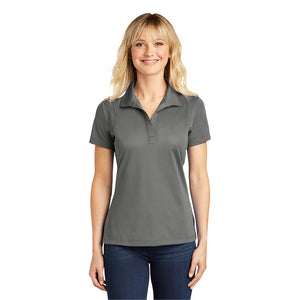 Sport-Tek LST650 Ladies Micropique Sport-Wick Polo - Grey Concrete -