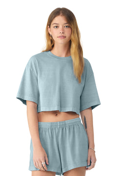 BELLA + CANVAS BC6882GD Women’s Heavyweight Garment-Dyed Cropped Tee -