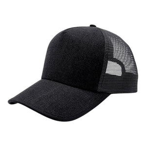 Mega Cap 8411B Straw Trucker Hat -
