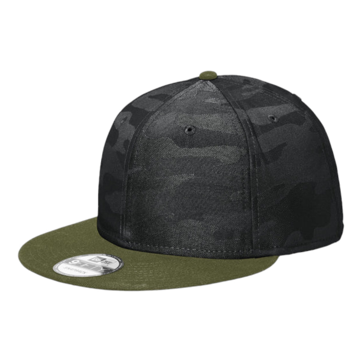 Camouflage Unisex SnapBack Cap with Black Embellishments Embroidered Duradero Logo Black Camo Snapback Hat – DURADERO main image 4