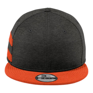 New Era NE408 Shadow Heather Striped Flat Bill Snapback Cap -