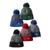 New Era NE910 Marled Knit Pom Beanie