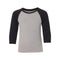 Next Level 3352 Youth CVC Three-Quarter Sleeve Raglan T-Shirt