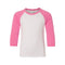 Next Level 3352 Youth CVC Three-Quarter Sleeve Raglan T-Shirt