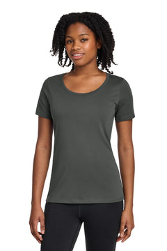Nike NKBQ5234 Women's Dri-FIT Cotton/Poly Scoop Neck Tee -