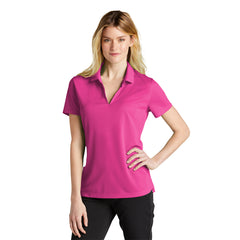 Nike NKDC1991 Ladies Dri-FIT Micro Pique 2.0 Polo - Vivid Pink -