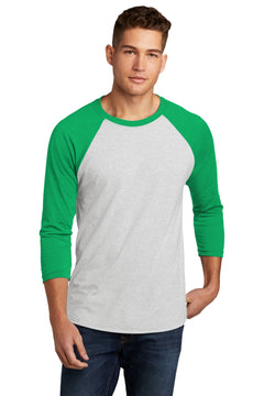Next Level Apparel NL6051 Adult Tri-Blend 3/4-Sleeve Raglan Tee -