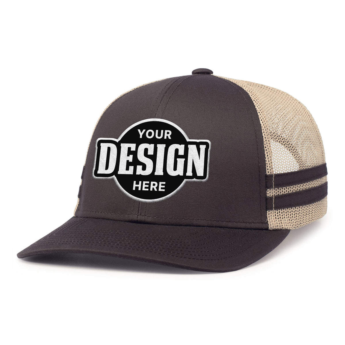 Custom Embroidered Pacific Headwear P115 Low-Profile Stripe