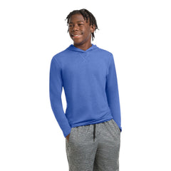 Primease P3665Y Youth Triblend Long Sleeve Hooded Tee -