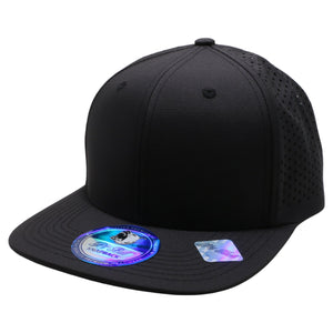 Pit Bull PB117 Perforated Flat Bill Snapback Hat -