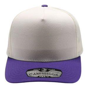 PitBull PB275 5 Panel High Frame Cream Two-Tone Meshback Cap -