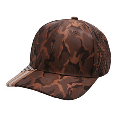 Pit Bull PB270 Shiny Camo Perforated US Flag Embroidery Visor -