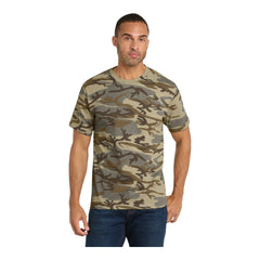 Port & Company PC54C Core Cotton Camo Tee -