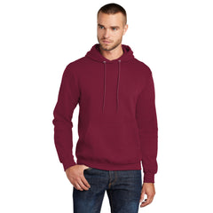 Port & Company PC78H Core Fleece Pullover Hooded Sweatshirt - Cardinal -