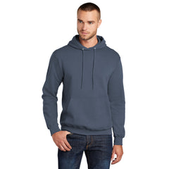 Port & Company PC78H Core Fleece Pullover Hooded Sweatshirt - Steel Blue -