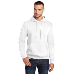 Port & Company PC78H Core Fleece Pullover Hooded Sweatshirt - White -