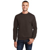 Port & Company PC78 Core Fleece Crewneck Sweatshirt - Dark Chocolate Brown