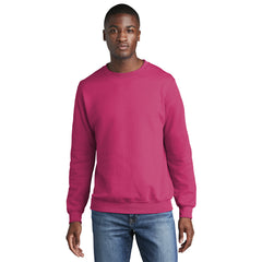 Port & Company PC78 Core Fleece Crewneck Sweatshirt - Sangria -
