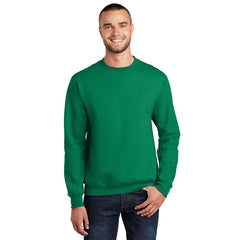 Port & Company PC90 Essential Fleece Crewneck Sweatshirt - Kelly -
