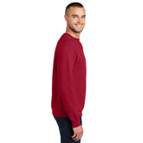Port & Company PC90 Essential Fleece Crewneck Sweatshirt - Red