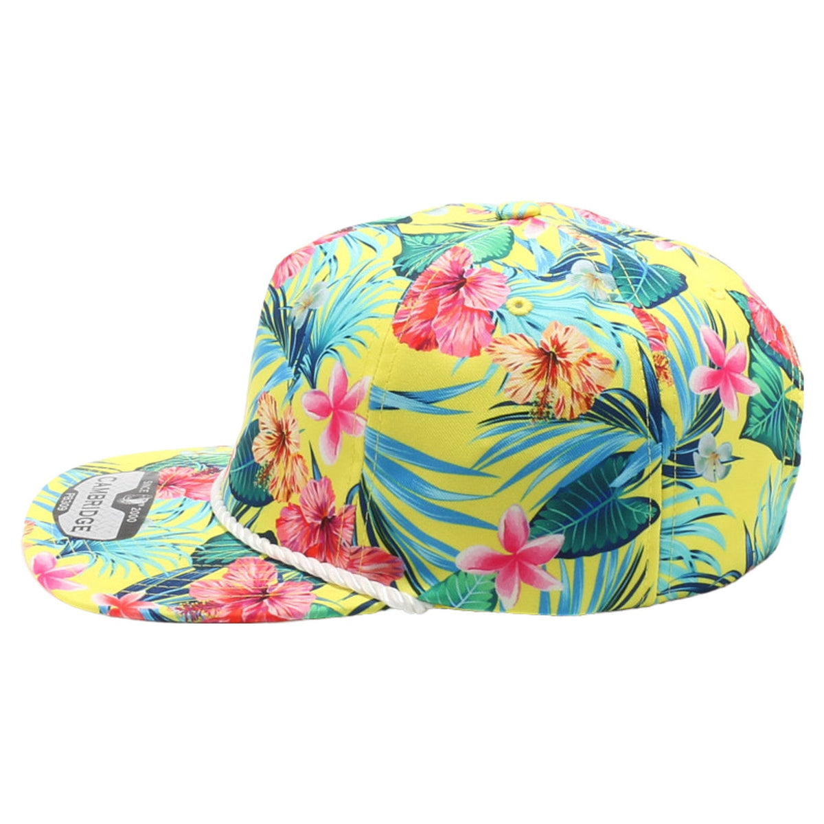 Pitbull Cambridge PB309 5 Panel Unstructured Floral Rope Hat – The