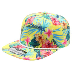 Pitbull Cambridge PB309 5 Panel Unstructured Floral Rope Hat -
