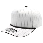 Pit Bull Cambridge PB328R 5-Panel Pinstripe Snapback Hat With Rope