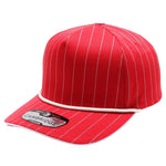 Pit Bull Cambridge PB328R 5-Panel Pinstripe Snapback Hat With Rope