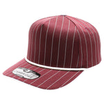 Pit Bull Cambridge PB328R 5-Panel Pinstripe Snapback Hat With Rope