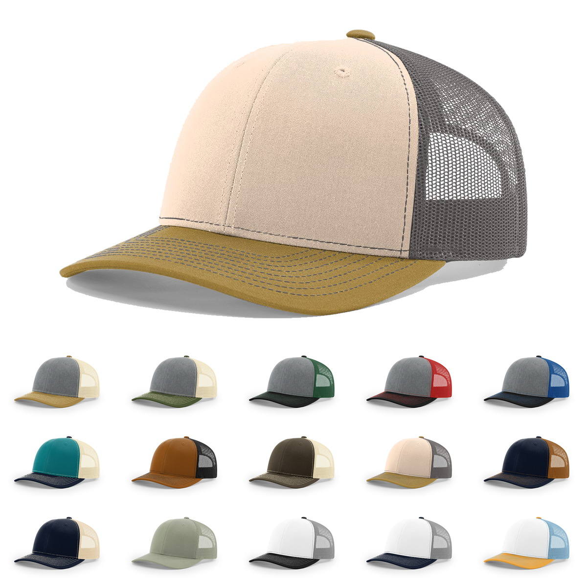 Richardson 112 Trucker Hat NEW Colors