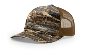 Richardson 112PFP Printed Five Panel Trucker Hat Camo Cap - 112 PFP -