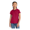 Port Authority YG503 Girls Silk Touch Peter Pan Collar Polo