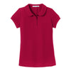 Port Authority YG503 Girls Silk Touch Peter Pan Collar Polo