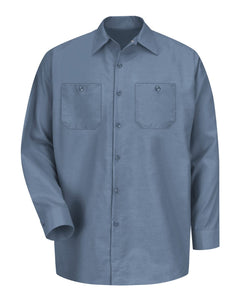 Red Kap SP14 Industrial Long Sleeve Work Shirt - Postman Blue -