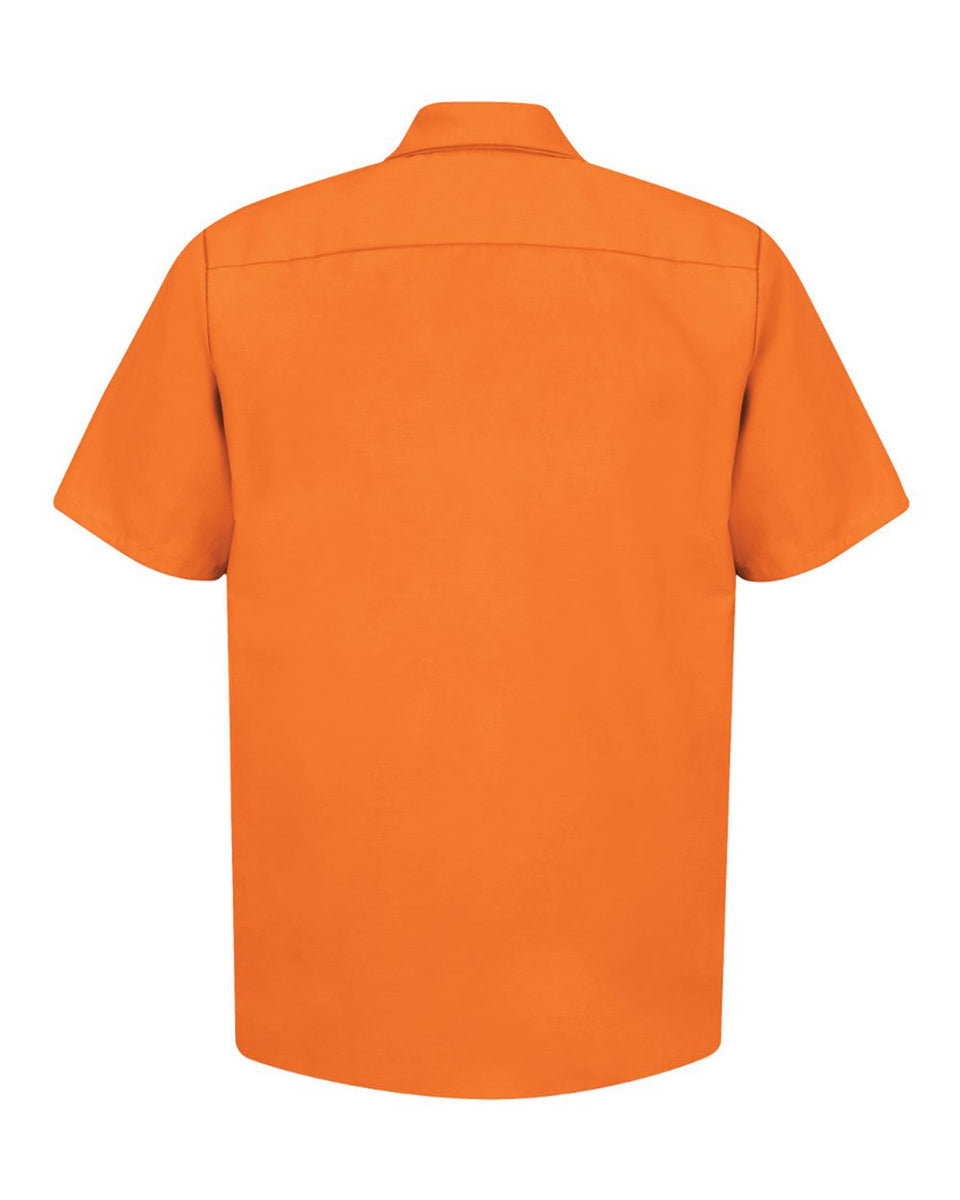 Red Kap SP24 Industrial Short Sleeve Work Shirt - Orange – The
