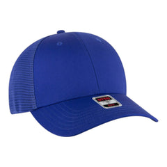 OTTO CAP 135-2 OTTO FLEX Fitted 6 Panel Low Profile Mesh Back Trucker Hat -
