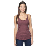 Royal Apparel 20008 Women’s Triblend Raw Edge Racerback Tank Top Made in USA