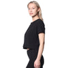 Royal Apparel 2011 Women’s Rib Knit Cropped Tee Made in USA